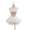 Jupe Courte Tutu Danse Ballet Bulle Vintage Superposée Plissée Couleur Unie Tulle Jupon Cosplay Fête Costume
