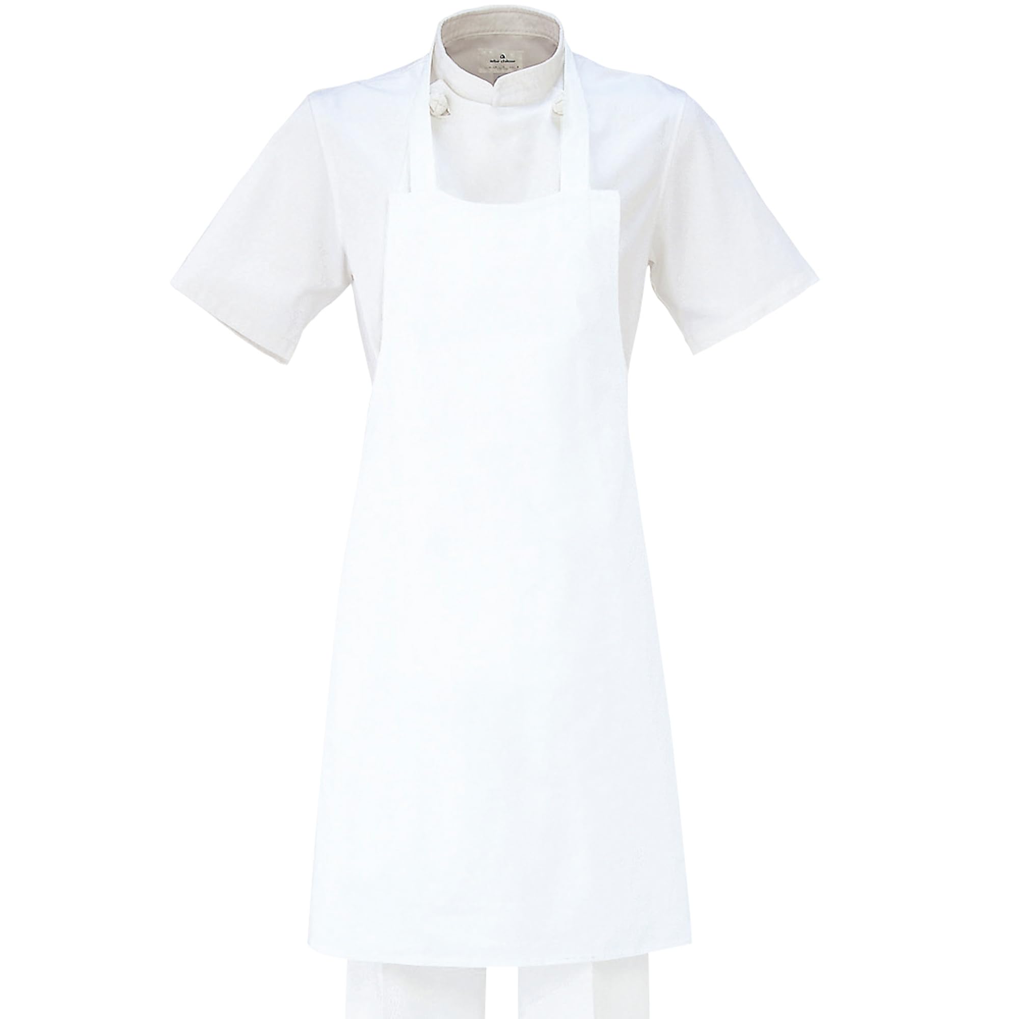 

Albe Bib No No HACCP Prevents Food T165 F [Albe] Apron, White, Simple, 100% Cotton, Pockets, Buttons, Compliant, Contamination, & Beverage, Kitchen,