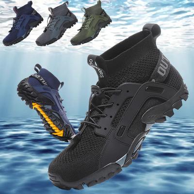 Herren Schnelltrocknende Rutschfeste Sportschuhe, Wander- und Schwimmwasserschuhe, Weiche und Atmungsaktive Herren Freizeit-Sportschuhe