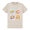 T-shirt Design in Stile Fumetto Haaland Estate Casual Larga Donna Uomo T-shirt Streetwear Unisex Grafica Merch Morbida Moda Cotone