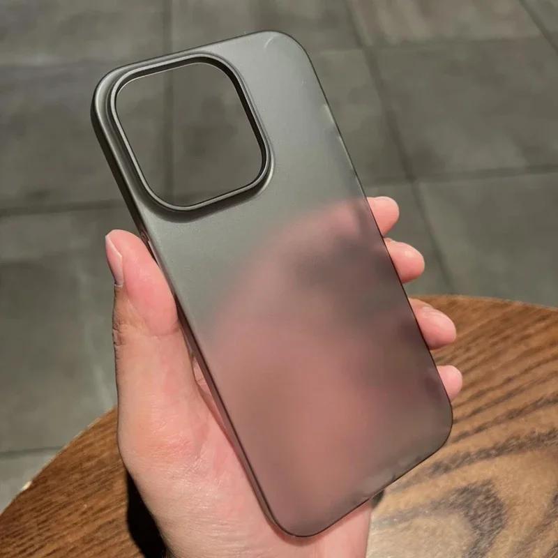 

Luxury Transparent Matte Phone Case For For Iphone 16 15 14 13 12 11 Pro Max Plus Ultrathin Clear Shockproof Bumper Cover For iPhone 11
