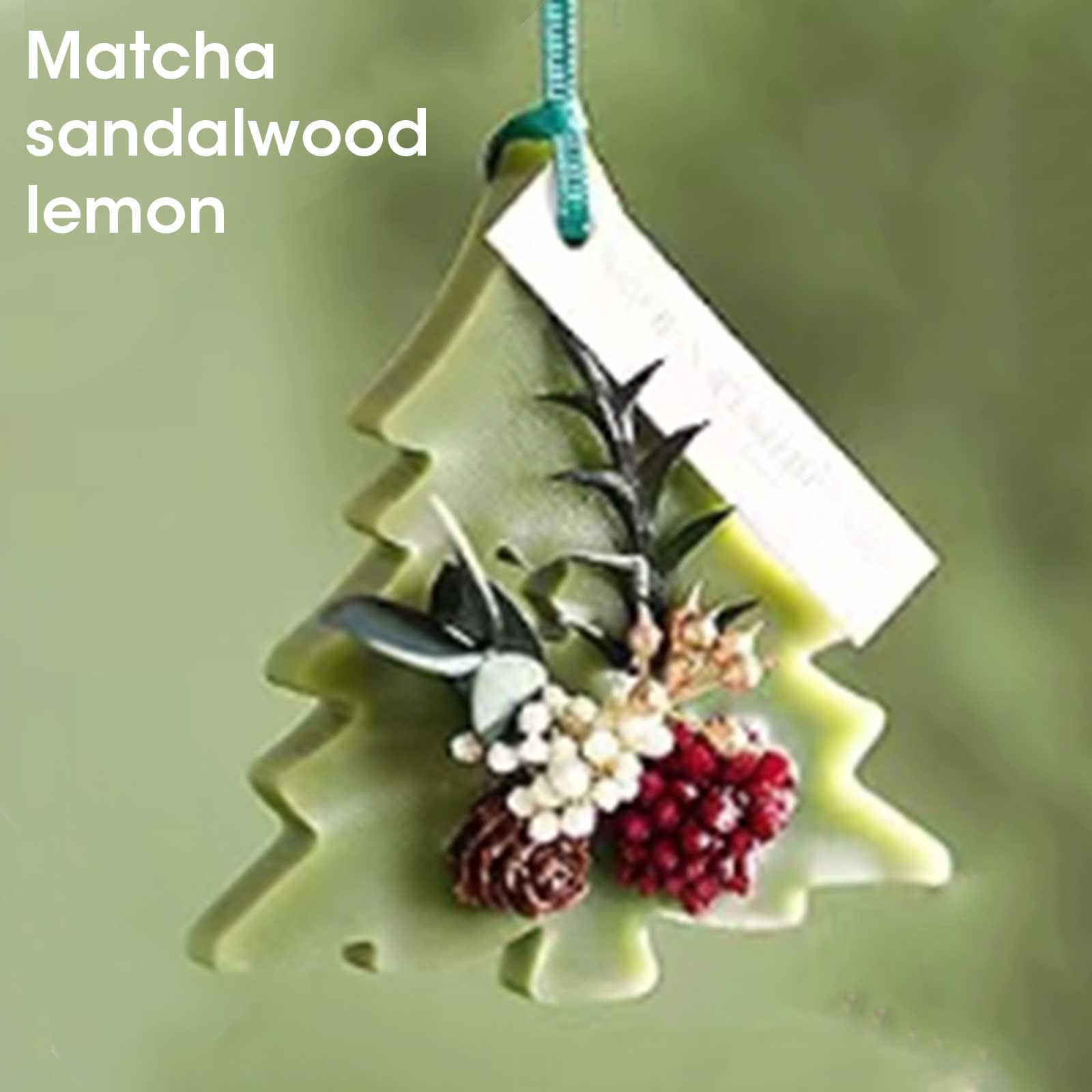 

Різдвяний автомобіль Ароматерапія Домашній ароматерапевтичний кабінет Твердий ароматерапевтичний блок Ароматичний блок Восковий стійкий кулон Гардероб світло-зелений колір