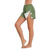 Women's Gradient Adjustable Side Shorts No Pockets Easy Closure Loose Fit Casual Bottoms