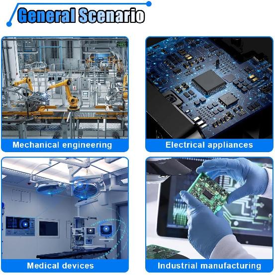 40 ST Högtemperatur 1/16" till 3/4" Koniskt pluggkit i silikongummi, 8 storlekar Koniska proppar, Flexibla & Återanvändbara Pulverlackeringsmaterial för