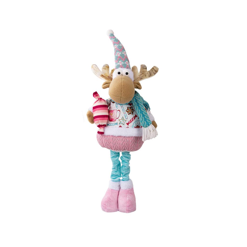 Christmas Pinks Christmas Stretch Plush Doll Home Display Window Decoration