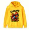 Kids Boys Girls Hooded Sweatshirt, Cool Graffiti Skateboarding Print Pullover, Casual Long Sleeve Ride Free Skate Pattern Hoodie for Teen Street Sport
