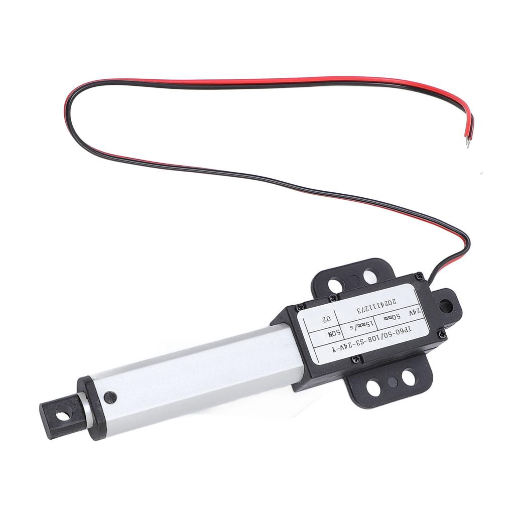 Mini elektrický lineárny aktuátor 50mm zdvih 50N ťah 15mms rýchlosť Malý lineárny pohybový aktuátor pre