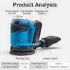 7000/9500/11000rpm 3-Speed Electric Sander Random Orbital Motor Wood Grinder Polishing Grinding Polisher Sanding Machine