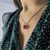 Серебряная подвеска с гранатом nano 2.188ct (60002409)