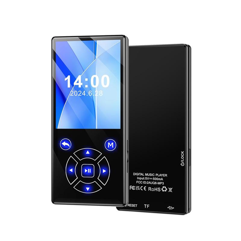 2026 Popular Bluetooth MP3 Player with Touchscreen, Radio, and Hebrew Language Support.
