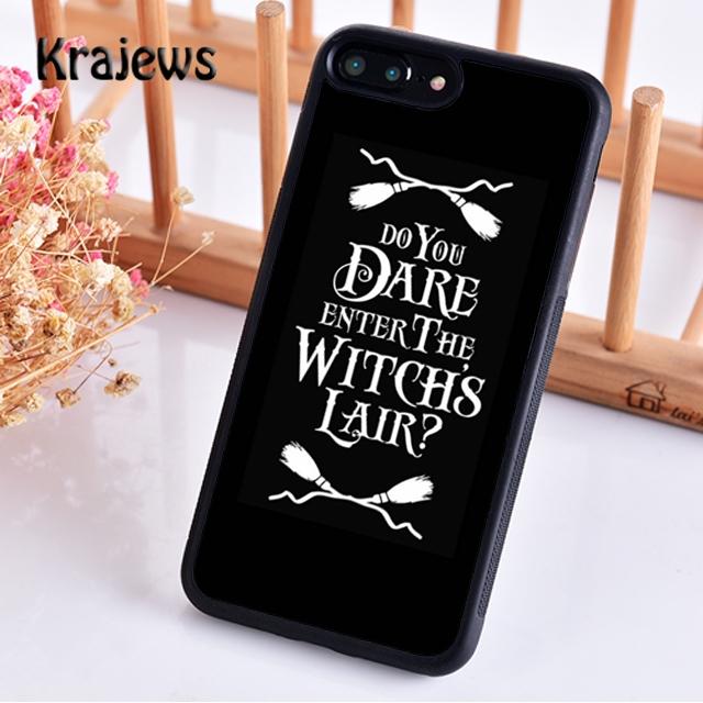 Krajews Witch Witchcraft Phone Case Cover For iPhone 17 Air 16 15 14 Plus 11 12 13 Pro Max Coque