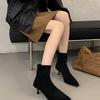 Fashion 2025 Autumn New Style Women's Fashionable and High-quality Women Ankle Boots Thin Low Heel Modern Short Boots