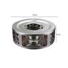 Stainless Steel Tea Heater Stove Heat-resistant Portable Tea Warmers Trays Stable Hollow-out Anti-rust for Hot Milk Coffee Water