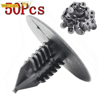 50 Stücke 10mm Für Toyota VW Renault Kunststoff Nieten Befestigungen Tür Fender Bumper Abdeckung Push-Pin Clips Clip
