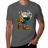 The Cuphead Show Tshirt Work Utility Short Sleeve Shirt