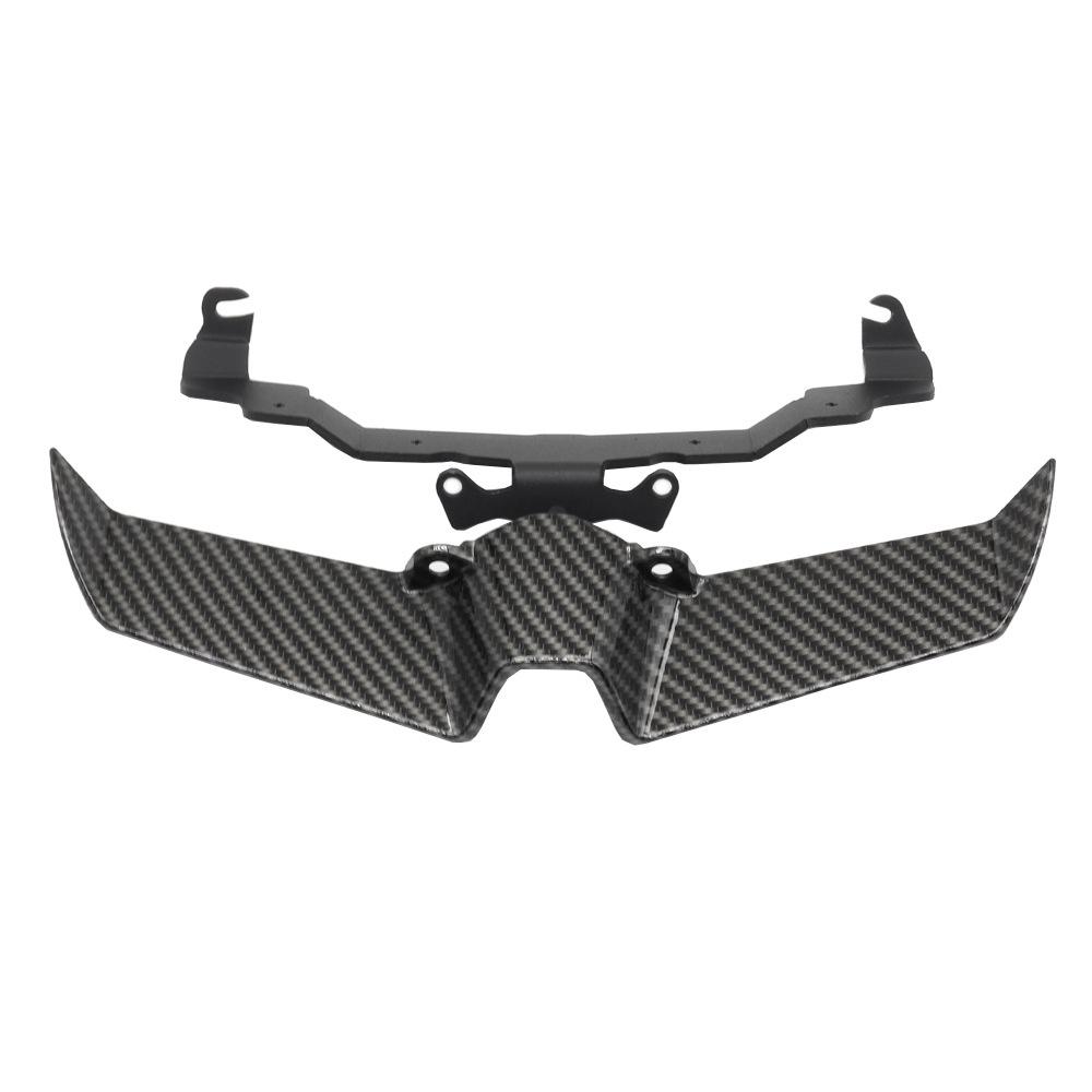 Carbon Fiber Look Front Spoiler Wing Kit For Yamaha MT-10 MT10 MT-10 SP 2022-On