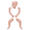 22inch Reborn Baby Doll Lifelike Blank Doll Head Arms Legs Children DIY Toy Baby Doll