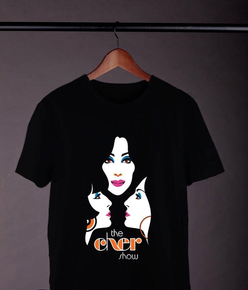 

Футболка унисекс с коротким рукавом The Cher Show, черная, хлопок, размеры S-23XL M