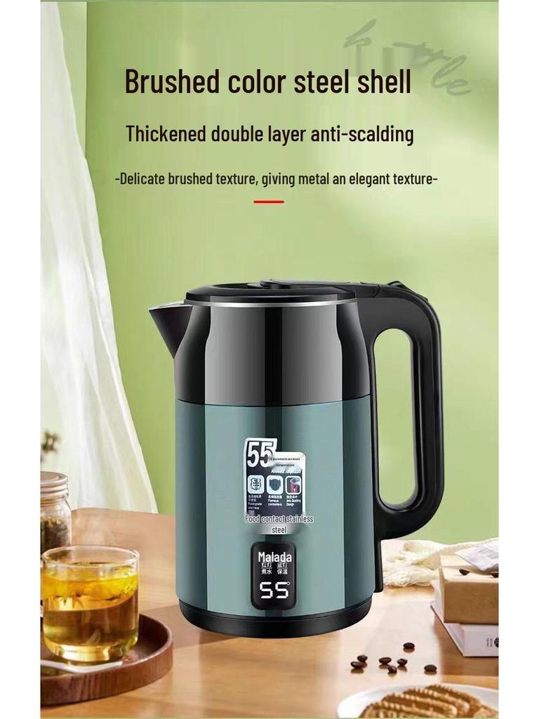 Elektrická konvice s velkým objemem, automatickým vypínáním a ochranou proti chodu nasucho