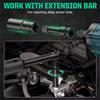 1/2 Inch Drive 6-Point Impact Socket Set 10-Piece Metric Sizes 8mm to 24mm Carbon Steel with Hard Storage Box for Mechanics