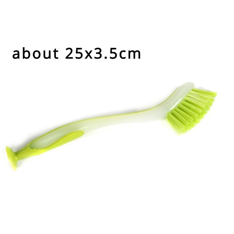 Multifunctional Kitchen Brush Hunging Long Handle Pan Pot Brush Dish Bowl Washing Cleaning Brush Household Kitchen Clean Tools