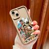 Soft Silicone Square Ladder Printing Pattern Phone Casing Full Cover Camera Shockproof Protection Rubber Case for Samsung