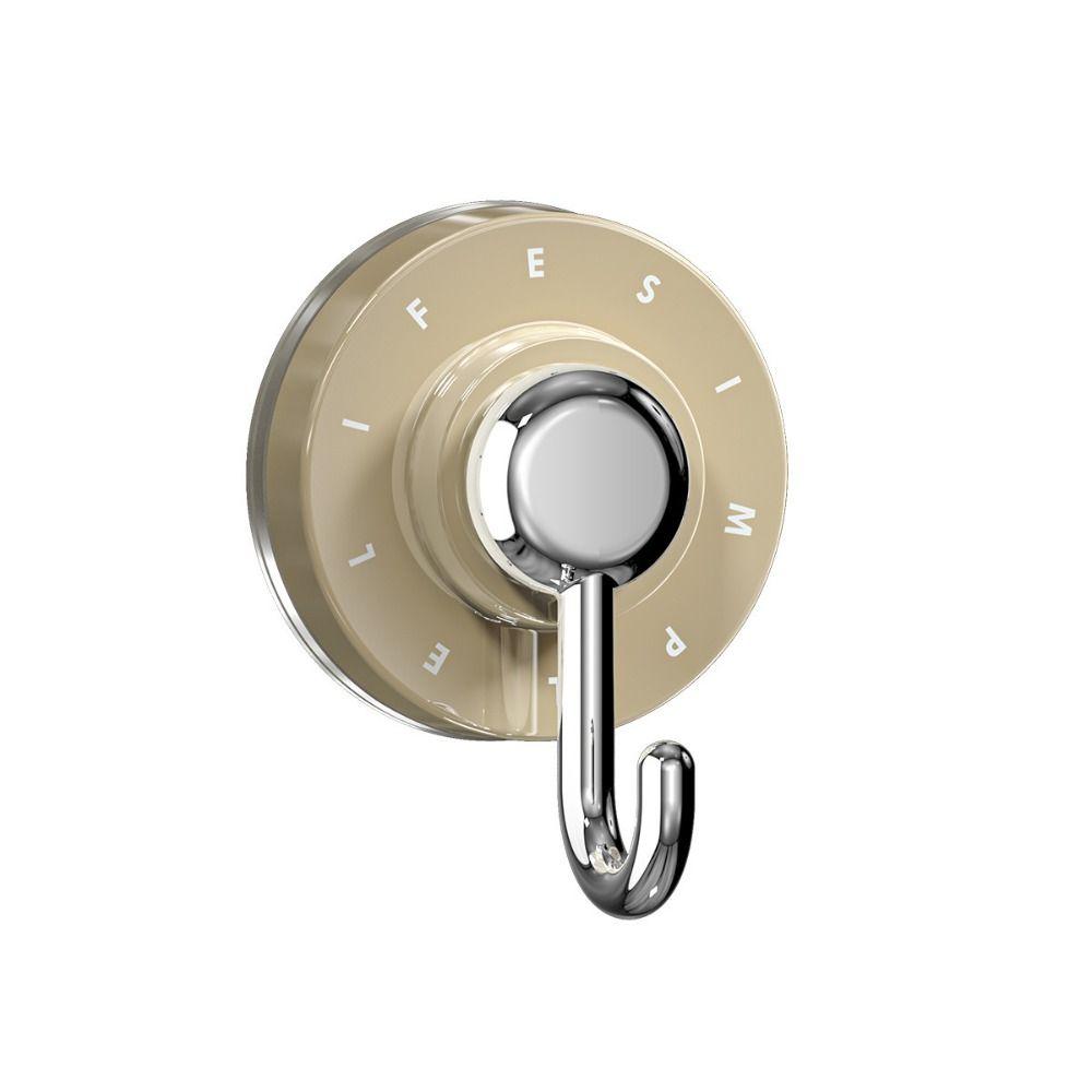 2 Pcs/Bag Strong Swivel Suction Cup Hooks Hole-free Clothes Hook Portable Wall Sticky Hooks  Toilet