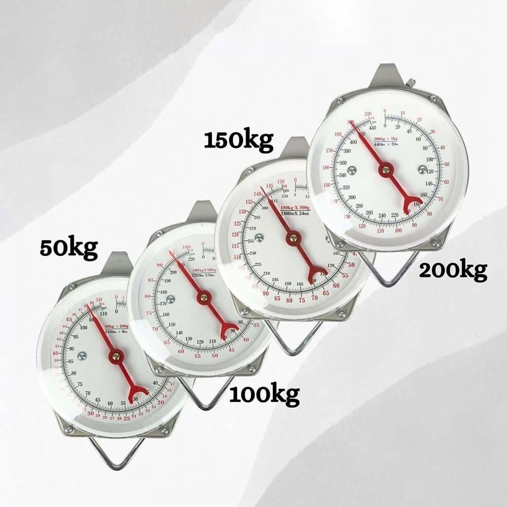 Accurate Measurement Mechanical Hanging Scales with Hanging Hook Portable Luggage Scale Strong Durable Weighing Apparatus