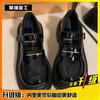 Fransk ett-ord spenne Mary Jane små skinnsko dame vår ny japansk jk retro college stil enkle sko plattform loafers