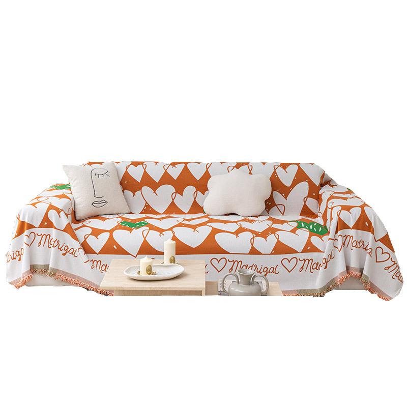 Sametový potah na pohovku Čtyři roční období Univerzální Jednoduchý Moderní Ručník na pohovku Omyvatelný Všestranný Potah na pohovku Deka