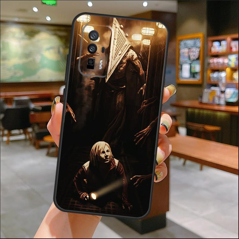 Horror Game Silent Hill Case For Xiaomi 14T Pro 13T 11T 12T 13 14 15 Ultra POCO X7 Pro X3 X5 X6 M6 F5 F6 Pro Cover