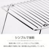 Lifactlab. Stainless Steel Folding Cooktop Stand with Trivet for Outdoor Camping and Solo Camping, Direct Fire Grilling