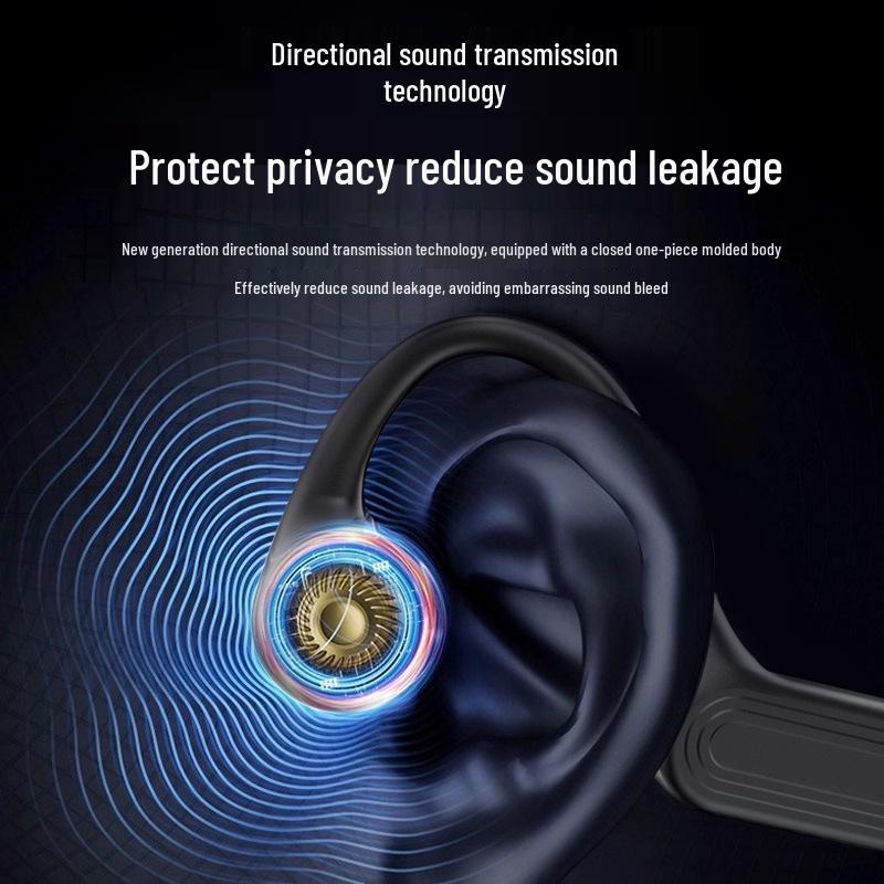 X56 Bone Conduction Bluetooth Headphones: 9-Hour Battery, IPX5 Waterproof, Perfect for Running & Cycling