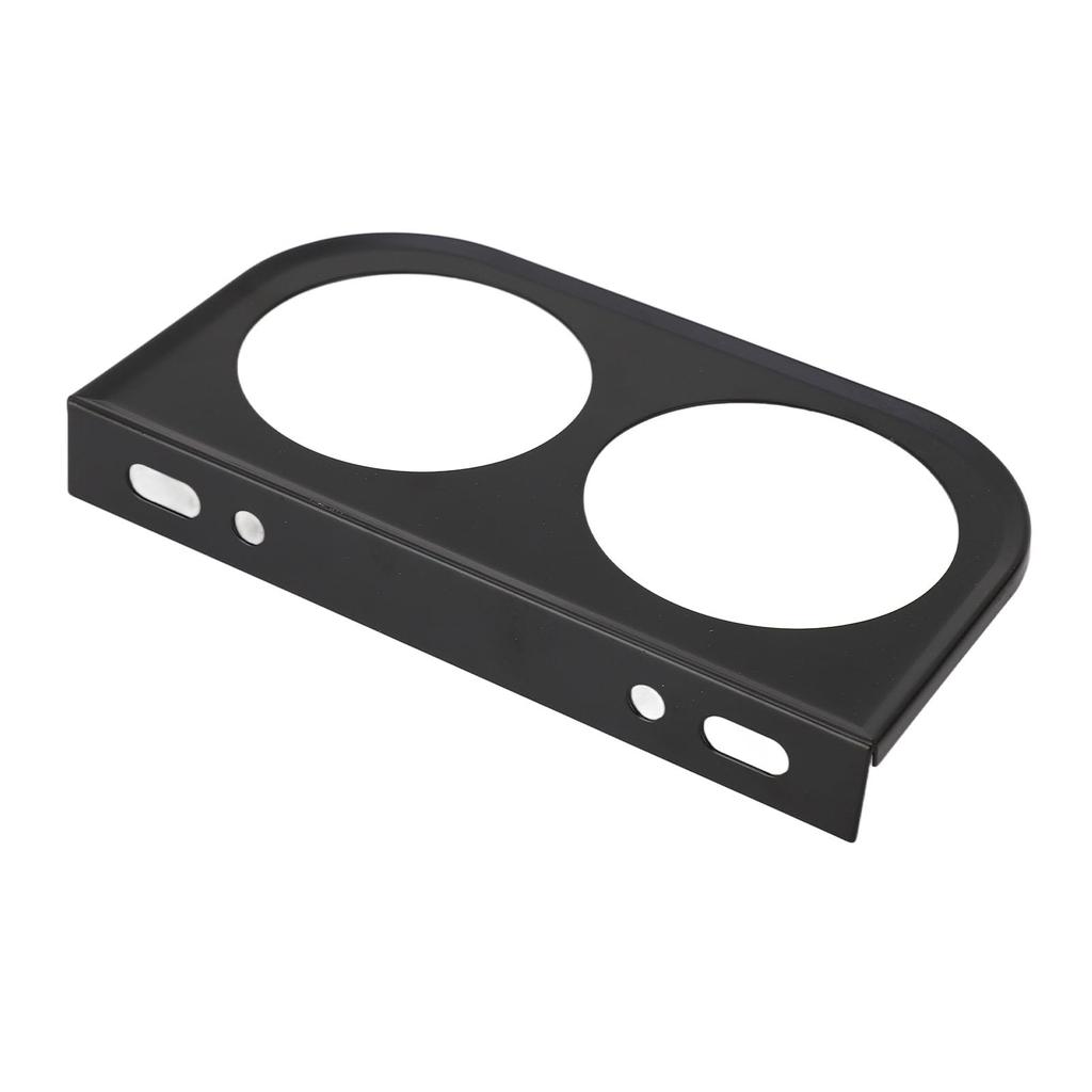 2 Hole Gauge Panel, 2" Easy Installation, Secure Dash Gauge Pods for Vehicles (Black)