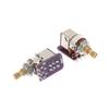 A250K/B250K/A500K/B500K Pcb Mod Dpdt Push-Pull Brass Pot Metric Split Shaft 9.5Mm Potentiometer For Guitar Bass