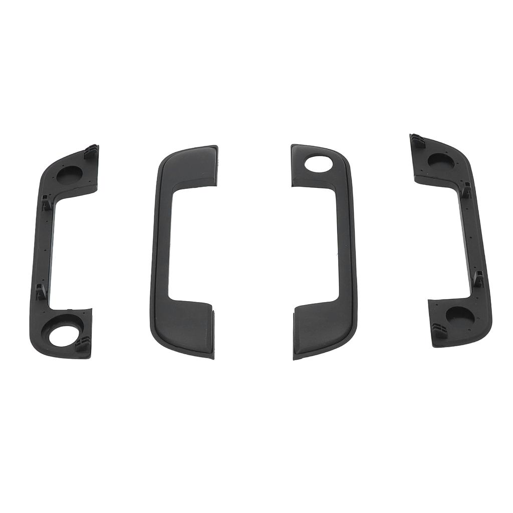 Car Exterior Door Handle 51218122442 Black Door Handle Frame Trim Cover Set for E36 E34 E32