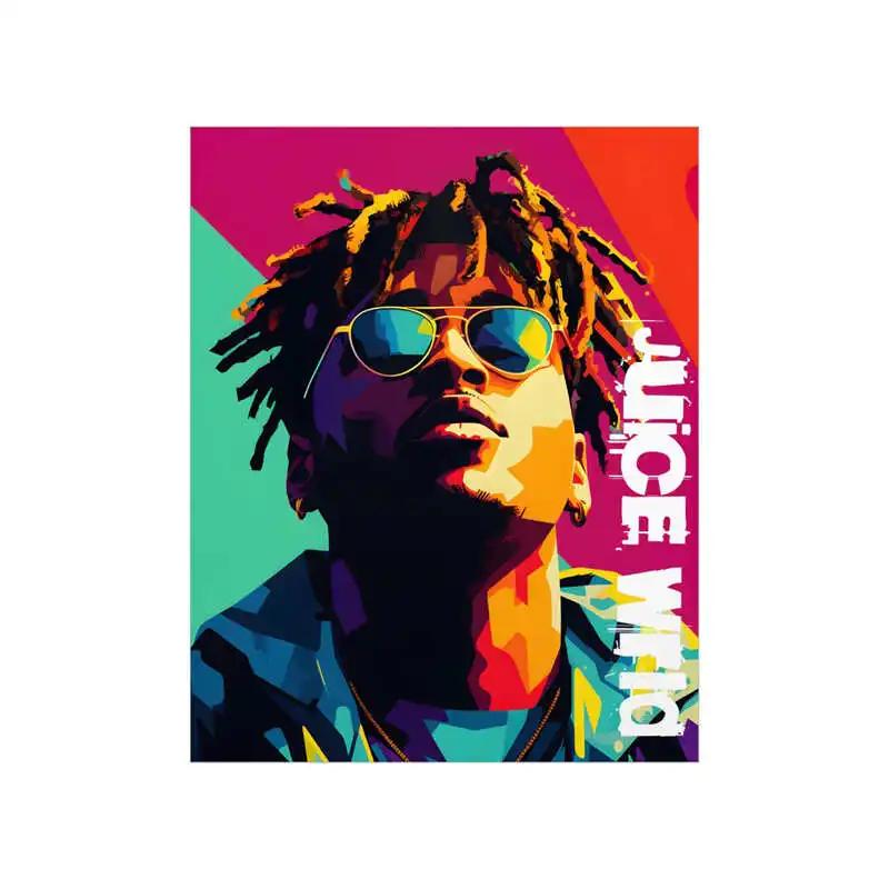 Aesthetic Hip Hop Legends Never Die Fighting Demons Rapper Music Album Juice Wrld Poster Canvas Print Wall Art Room Decor