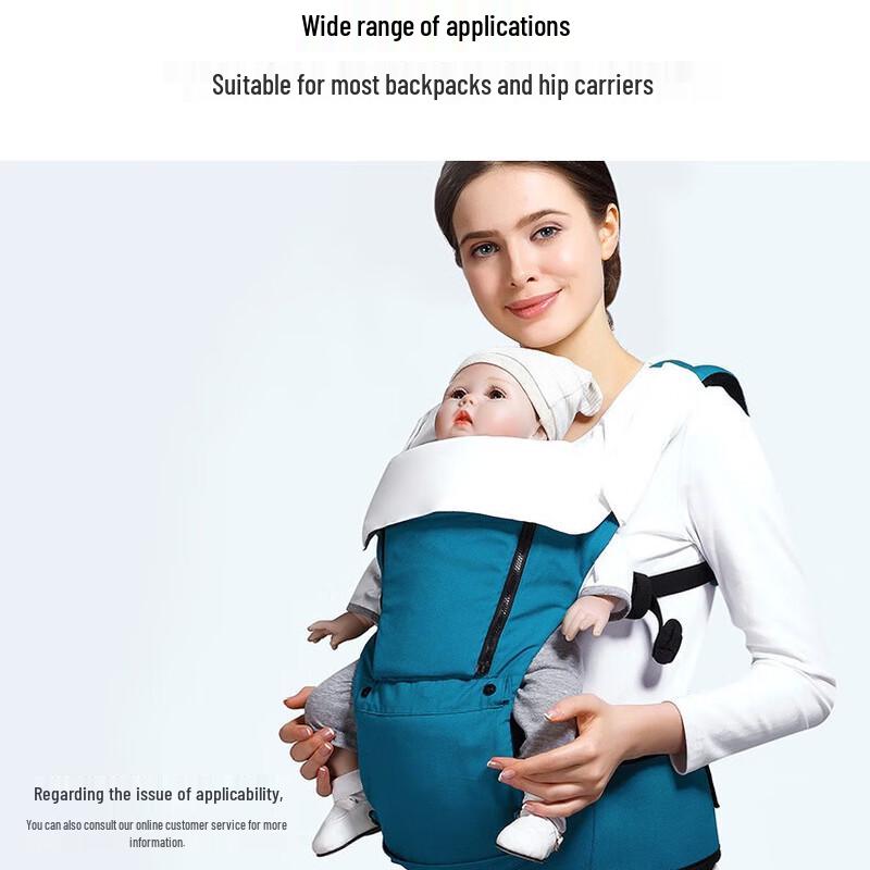 BaoBaoLong Cotton Drool Pad and Waist Stool Bib Accessory Set