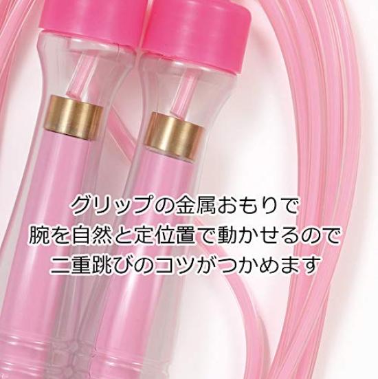 Jump Rope for Elementary School Students for Double Under 6 Years and Up Super Jump Standard [GP] (Suitable Practice) 2.4m (Recommended Age / Pink)