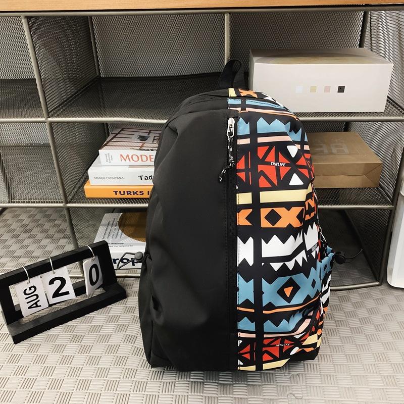 

Рюкзак школьного сезона для граффити, сумка для комиксов, для мужчин и женщин, для учеников средних школ, для отдыха и путешествий, для мужчин и женщин, модный рюкзак single package красный