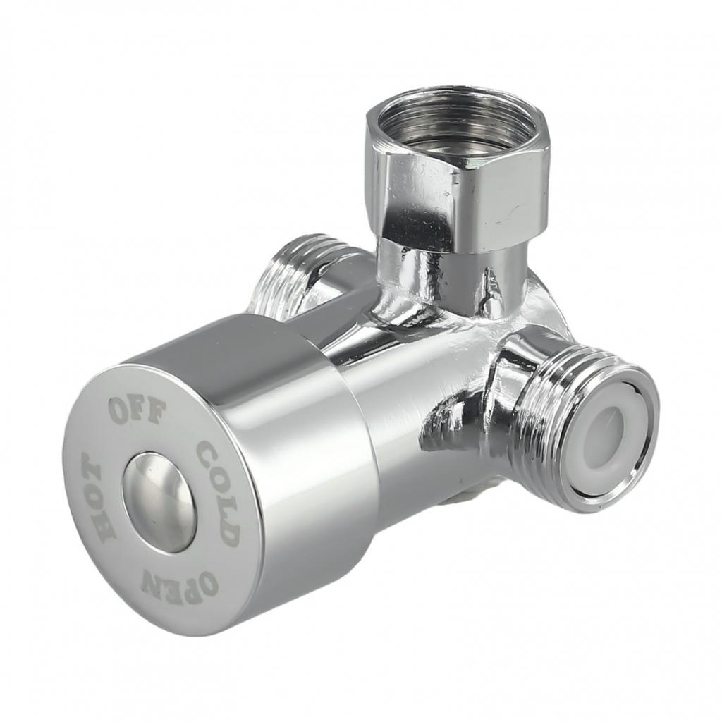 Hot Cold Water Mixing Valve Thermostatic Mixer Temperature Control Shower Faucet