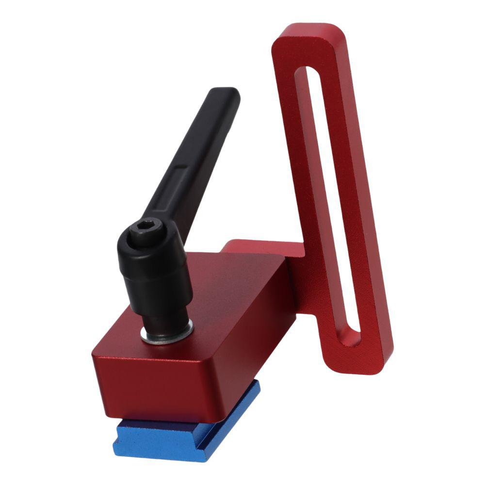 

Red T-shaped Slider 19mm Track Stop Adjustable T Track Stop Block Woodworking