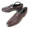 90s Vintage FLORSHEIM Leather Goodyear Loafer Moccasin 9.5D 27 Brown Dress Shoes Business