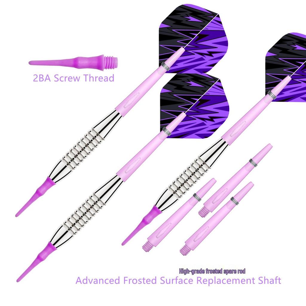 GOODARTS Weiches Leder Dartset mit 18g Transparenten Elektronischen Spitzen