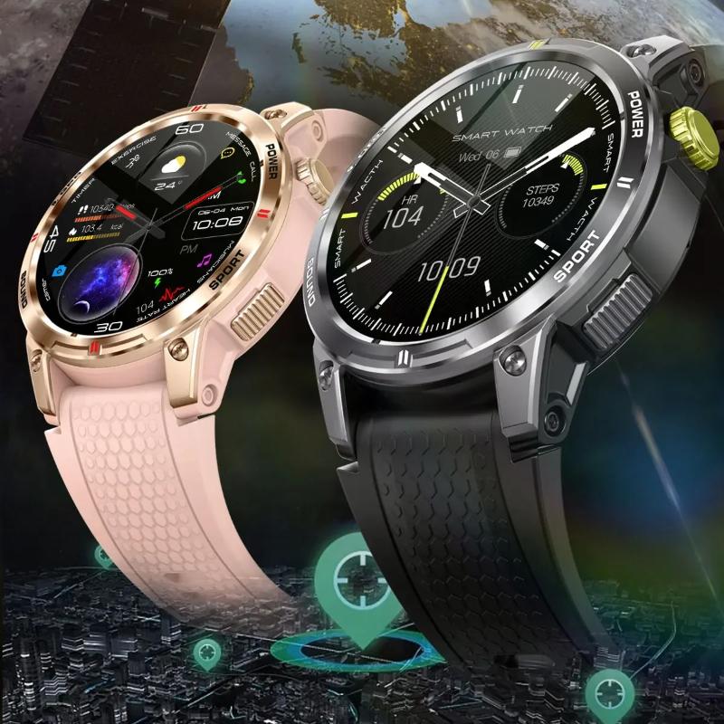 2025 New Outdoor Professional GPS Trajectory Smart Watch 1.5"HD Screen Waterproof Bracelet BT Call Smartwatch Men for Android IOS