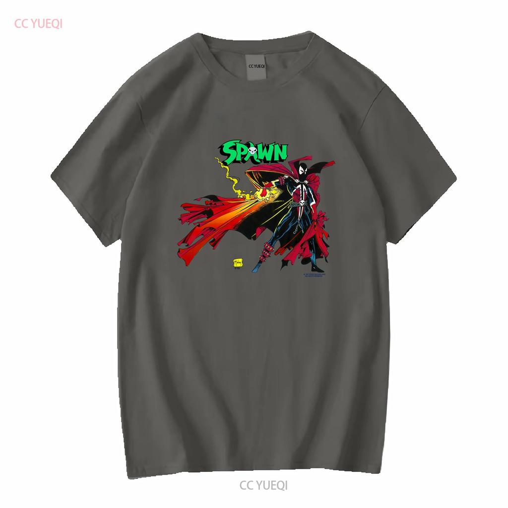 Vintage Spawn T Shirt Cotton All Size KV8959 long sleeves vintage Washed streetwear Comfortable designer clothes Stretched Soft