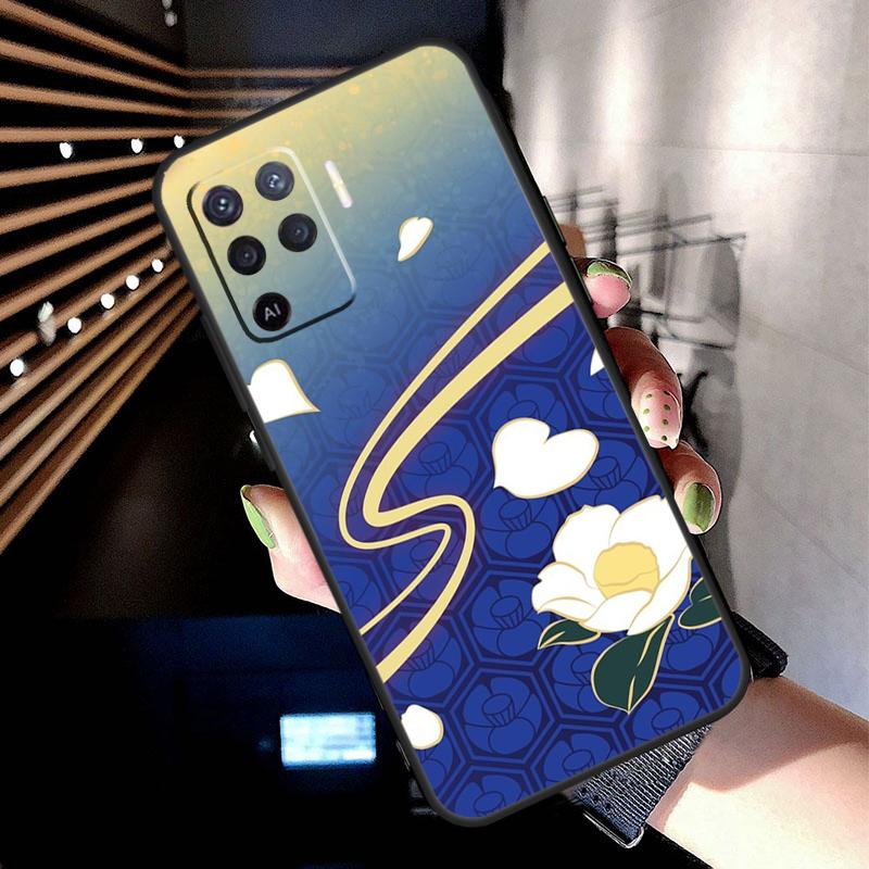 Genshin Impact Kamisato Ayaka Case For Oppo A17 A57 A77 A76 A16 A96 A18 A60 A80 A40 A38 A58 A78 A98 A94 A74 A54 A15 A5 Pro