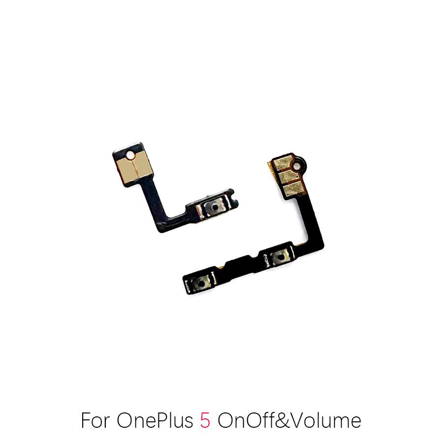 For OnePlus 5 6 7 8 9 5T 6T 7T 7TPro 8Pro 8T 9Pro 9R 10Pro 10R 10T Power Button volume Flex Cable OnOff For OnePlus 5