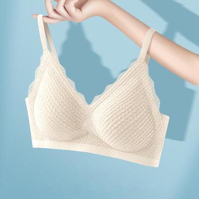 Drahtloser Spitzen-Push-Up-BH für kleine Brüste - Anti-Hänge-Effekt, Nahtlos, Bequem, Sex-Design am Rücken