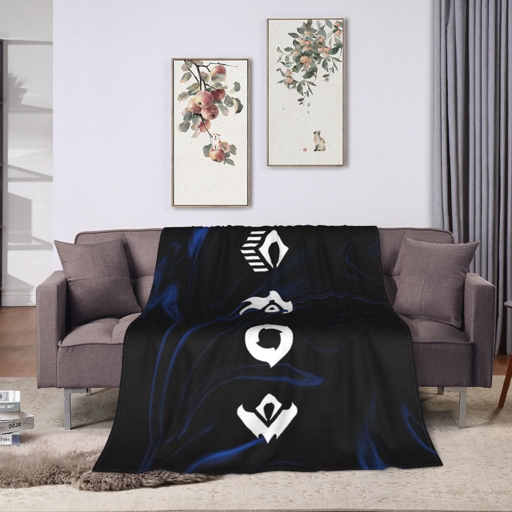 Omen Valorant Decke Super Warm Neuheit Plüsch Überwurfdecke Für Studenten Outdoor Flanell Tagesdecke Bettbezug